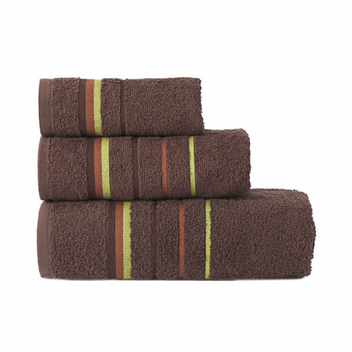Ręcznik z zawieszką 30 x 50 cm kolor brązowy, N2204